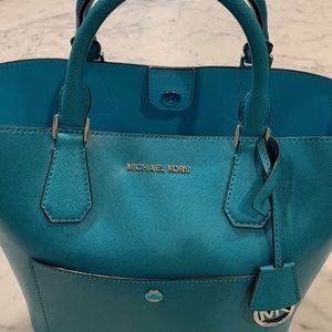 Michael Kors Turquoise Teal Shoulder Bag